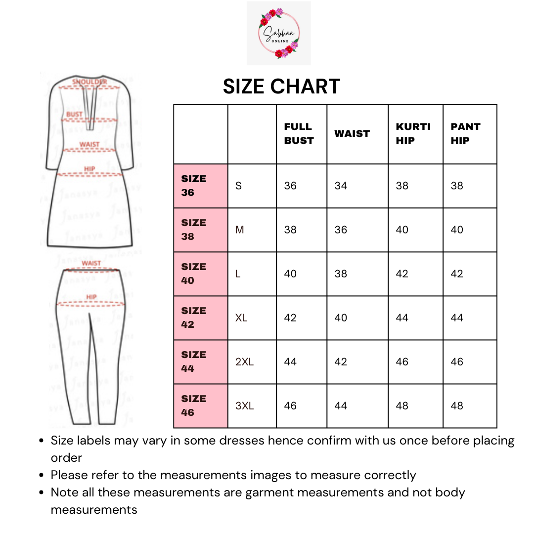 Neeti - Red Bagru Cotton kurti 3pc set