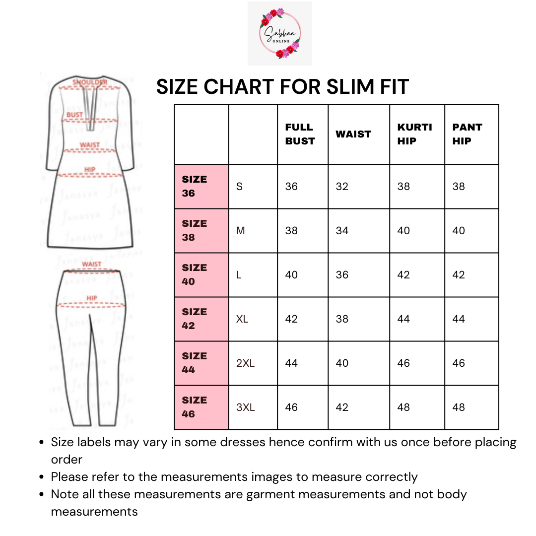 Maithreyi - Rani Pink Premium Mul Chanderi Kurti 3pc set with lining (Slim fit)