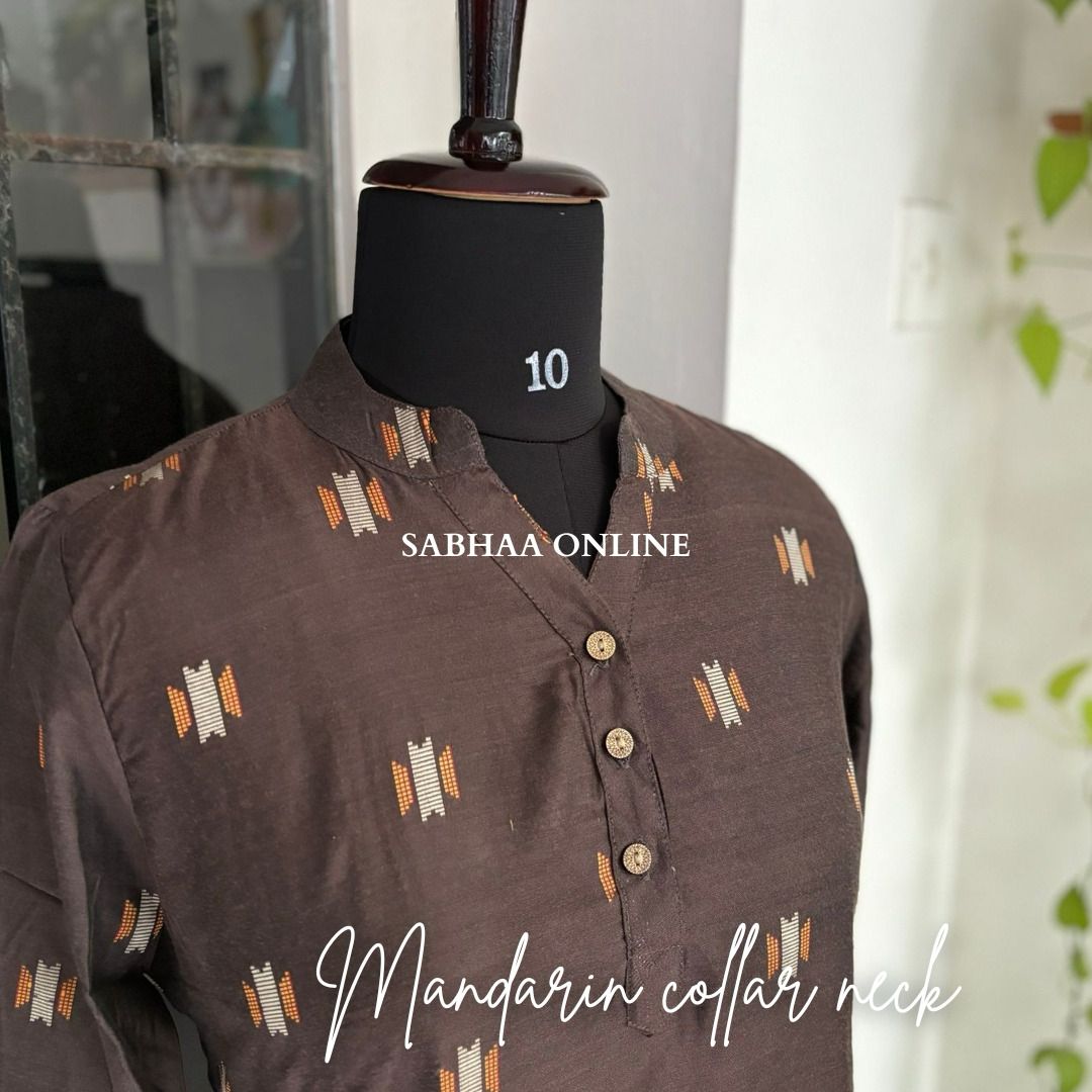 Chocolate Brown Kurti with lining