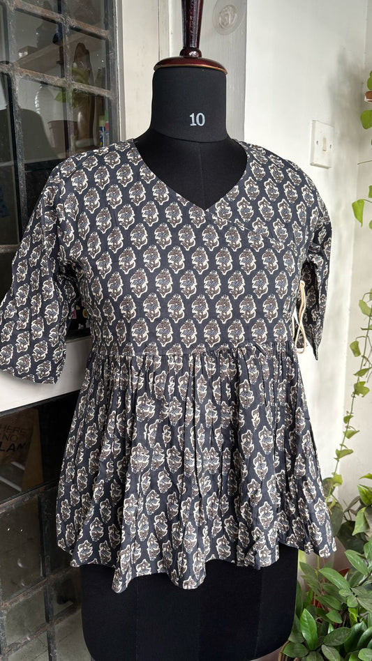 CS - Ice Blue Peplum top