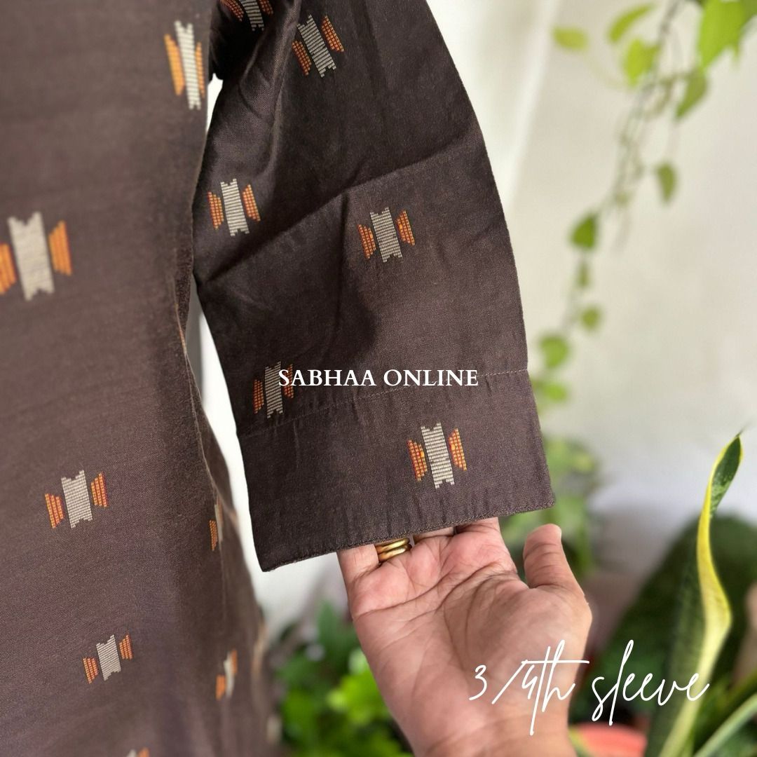 Chocolate Brown Kurti with lining