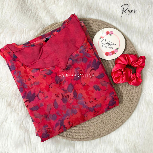 Rani - Organza Kurti with lining