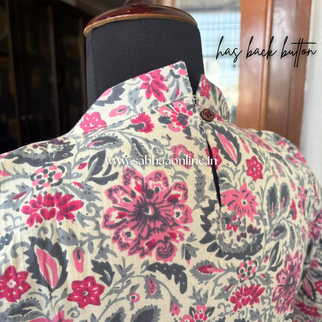 Inigo - White Cotton Coord set with lining - LN 38