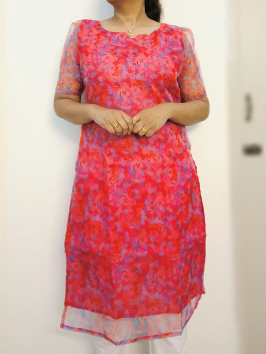 Rani - Organza Kurti with lining