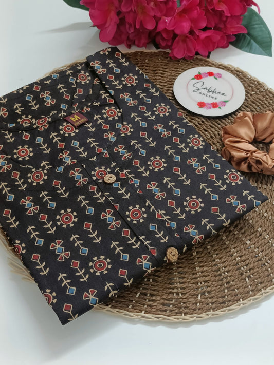 Ajrakh Kurti