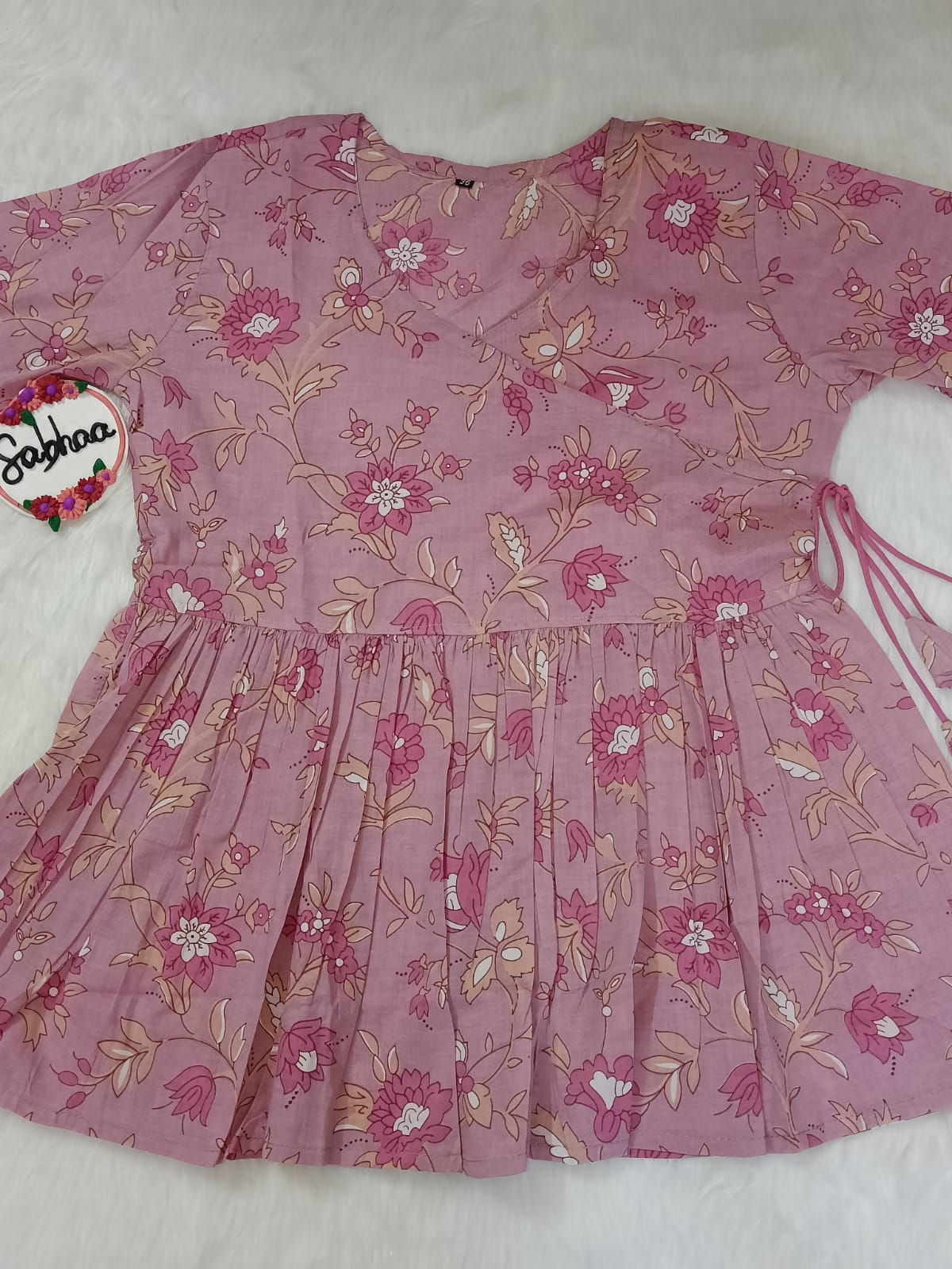 CS - Pink Peplum top