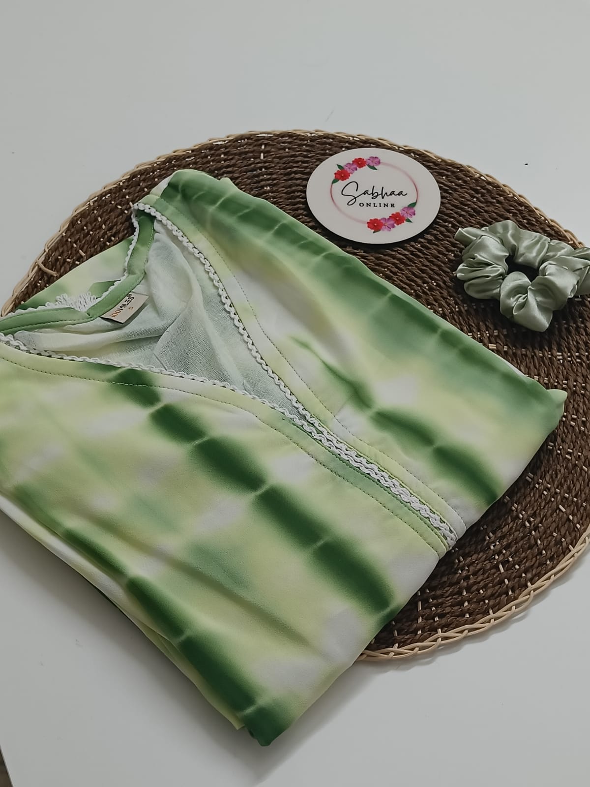 Tie and Dye Georgette Kurti with lining