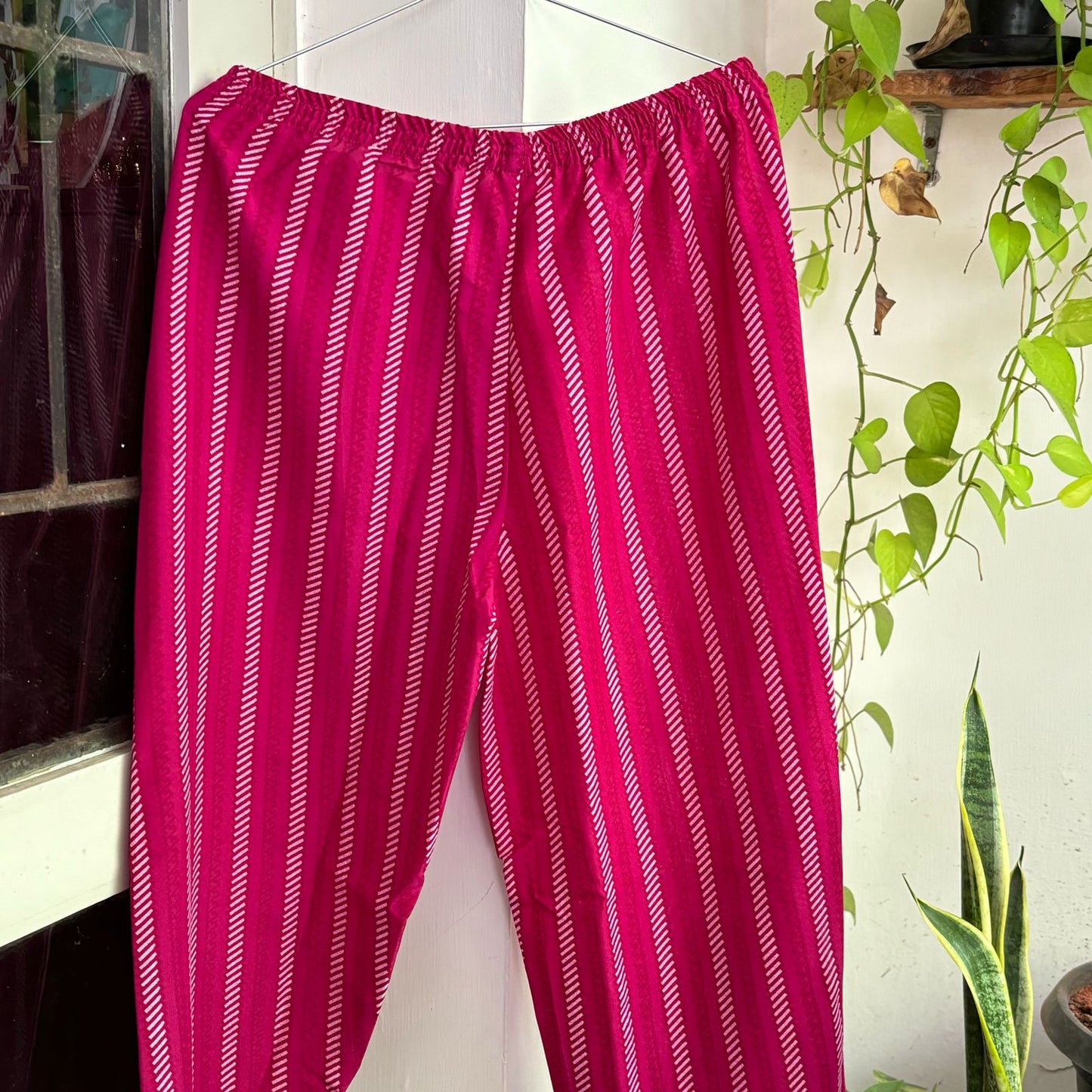 Rose - Pink Cotton Kurti Pant set