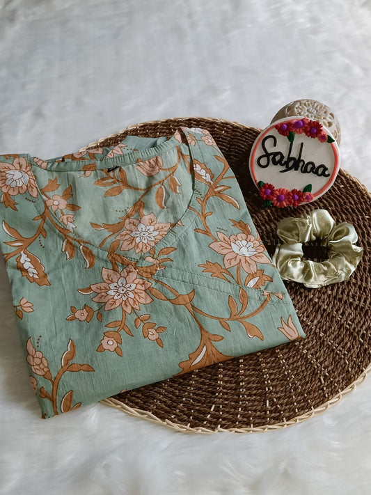 CS - Pista Green Peplum top